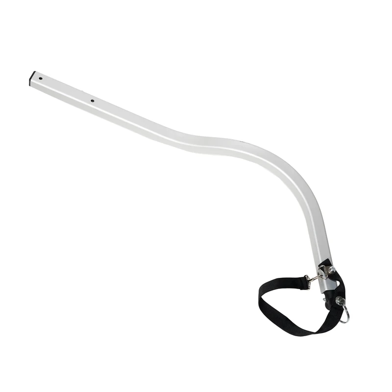 Burley Tow Bar Assembly with Receiver Safety Strap, Silver, Bark Ranger (2022 - Current)