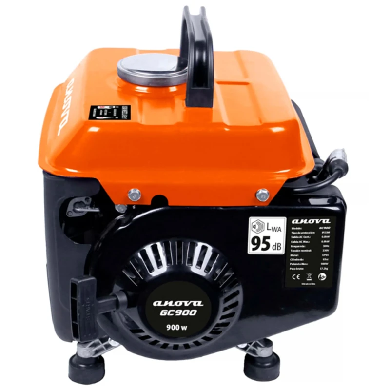 ANOVA GENERADOR GASOLINA 900W Outdoor Power Equipment Red Size 55