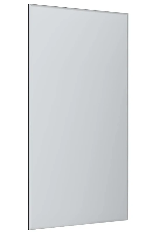 MirrorOutlet Full Length Frameless Aluminium Metal Wall Mirror 174 x 85cm – Large Modern Minimalist Dressing Style– Floor Leaning or Wall Mounted – Full Body View for Bedroom, Hallway, or Living Room