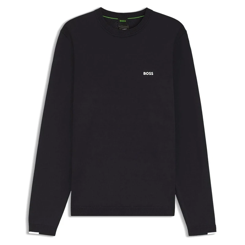 BOSS Men's Knitted Sweater, Dark Blue 402, XS