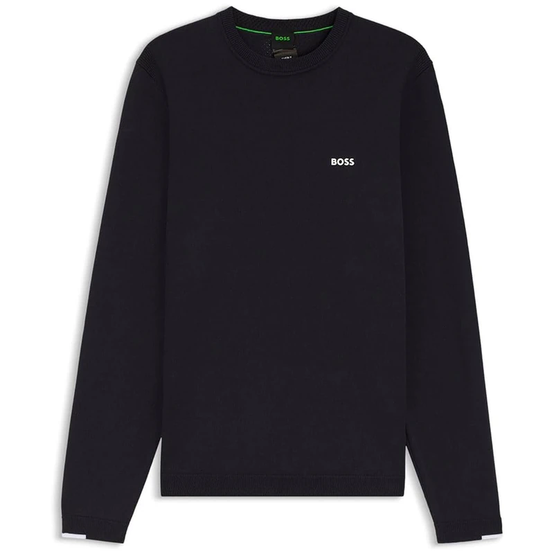 BOSS Men's Knitted Sweater, Open Blue 469, S - Image 1
