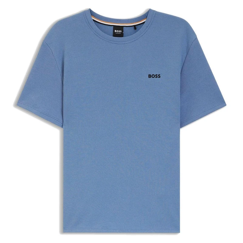 BOSS Men's Waffle T-Shirt 10269584 01 Pyjama, Light/Pastel Blue 459, L