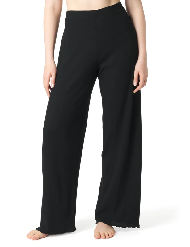 BOSS Women's Pyjama Bottoms Black XXL - Waffle Jersey