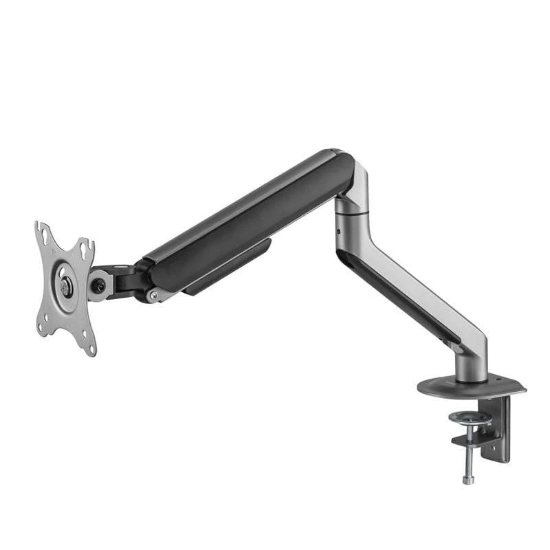 VoltShine Monitor/TV Table Stand, Swivel and Tilt, 1 Arm, Compatible with 17-32 Inch Screens, Ideal for Organizing Work or Entertainment Spaces.