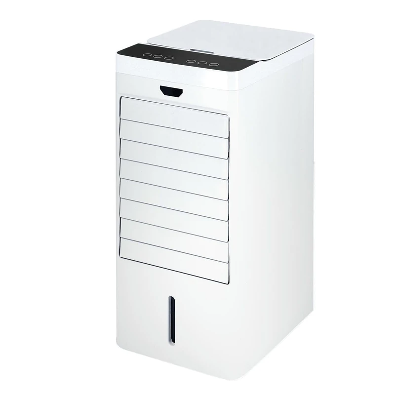 VoltShine 80W portable air conditioner with cooling, ventilation and dehumidification functions, ideal for small spaces and personal comfort.