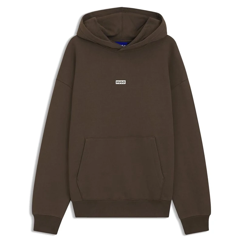 HUGO Men's Sweatshirt, Dark Brown 208, XXL