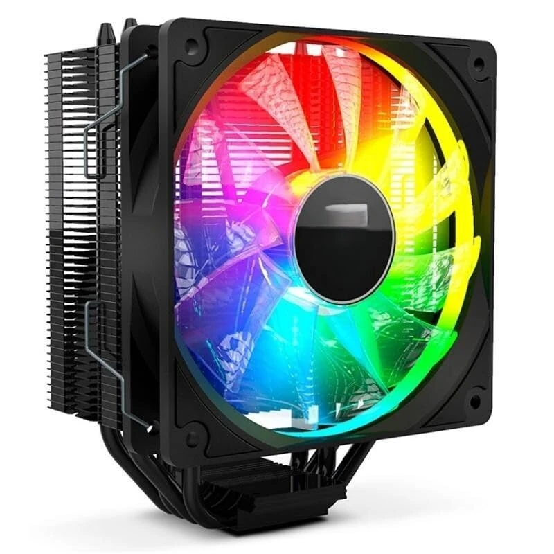 VoltShine ARGB CPU cooling, efficient design, high performance fans, optimal heat dissipation, ideal for overclocking and gaming.