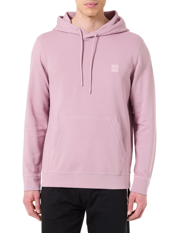 BOSS Men's Sweatshirt, Light/Pastel Purple 539, XL