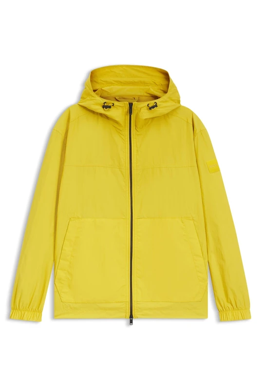 BOSS Mens Orip Regular-fit windbreaker in water-repellent soft-touch fabric