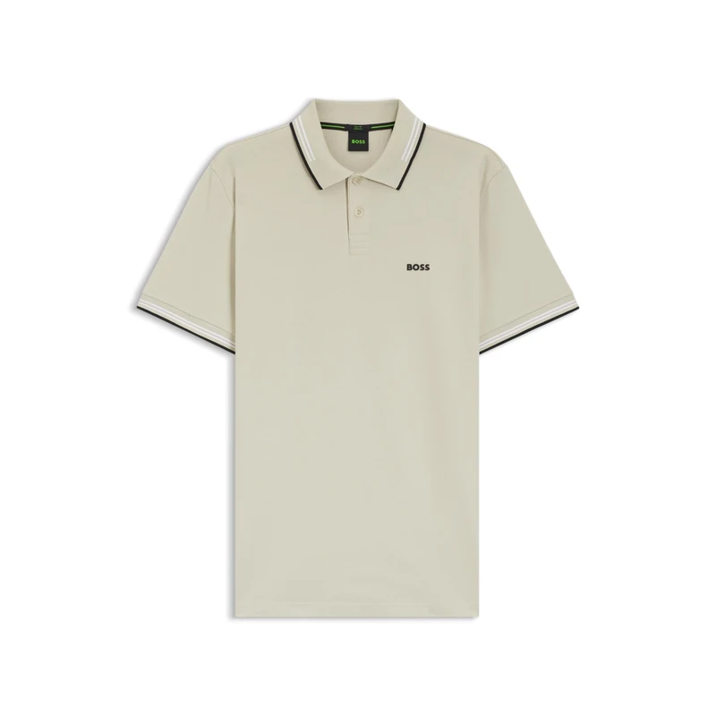 BOSS Men's Polo Shirt, Light Beige 275, XL
