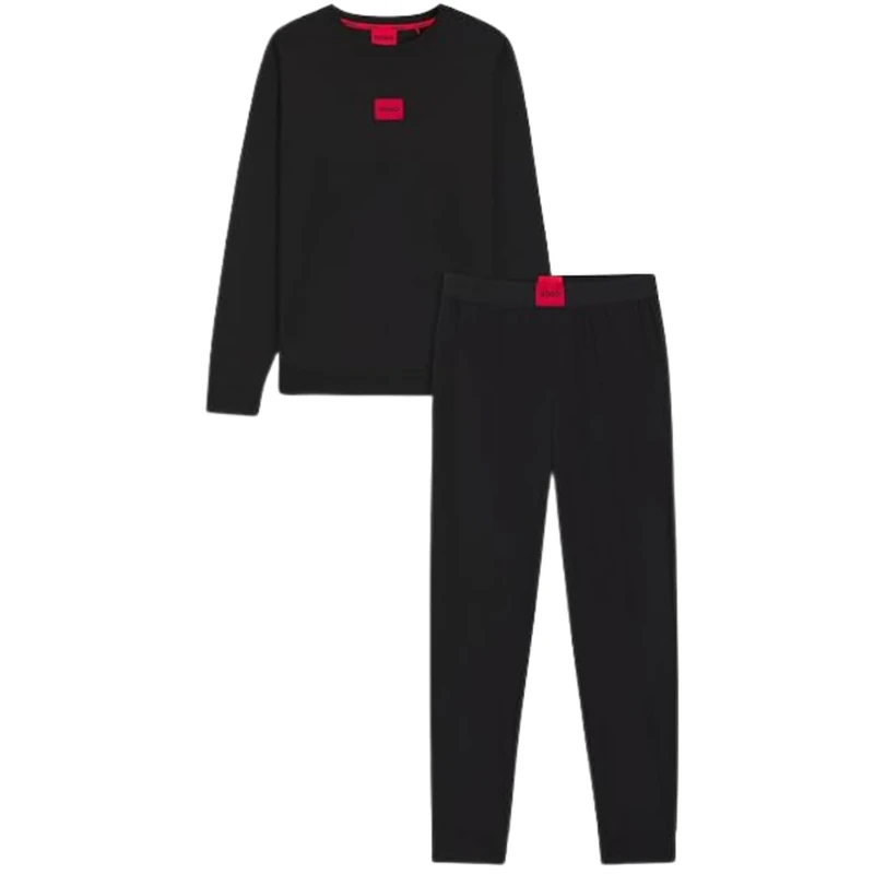 HUGO Men's Pyjama Set, Medium Grey 032, XXL