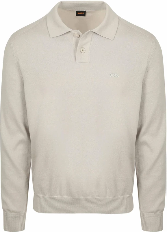 BOSS Men's Knitted Sweater, Open Grey 070, M