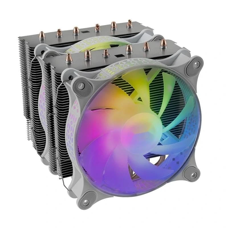 6X HP 300W White CPU Cooler - Efficient cooling, attractive design, ideal for improving performance and extending processor life.