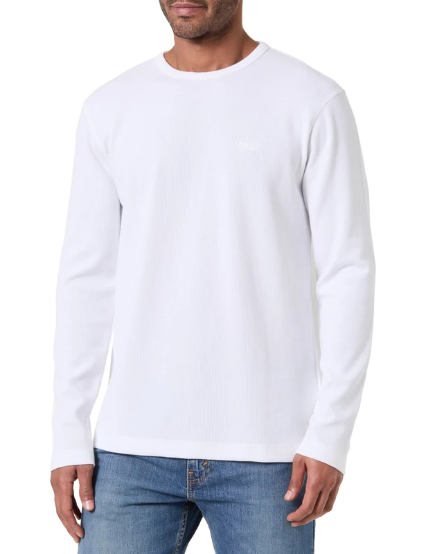 BOSS Men's T-Shirt, White 100, 4XL