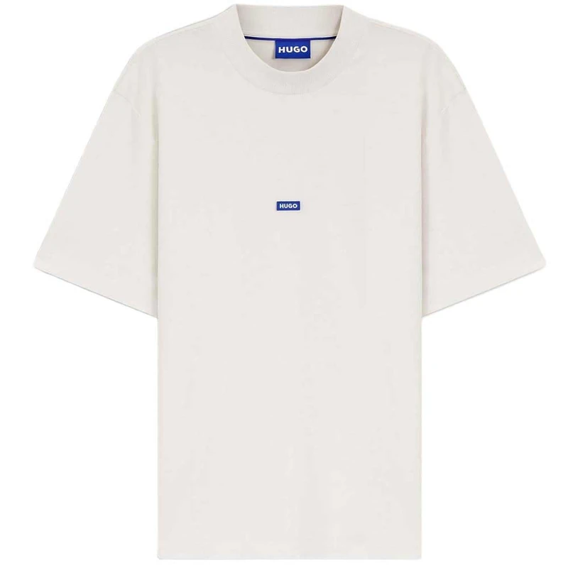 Hugo Men's Nieros 10257318 01 T-Shirt, Open White 121, XXL - Image 1