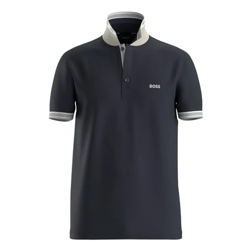 BOSS Men's Paddy 10241663 01 Polo, Medium Blue 426, S