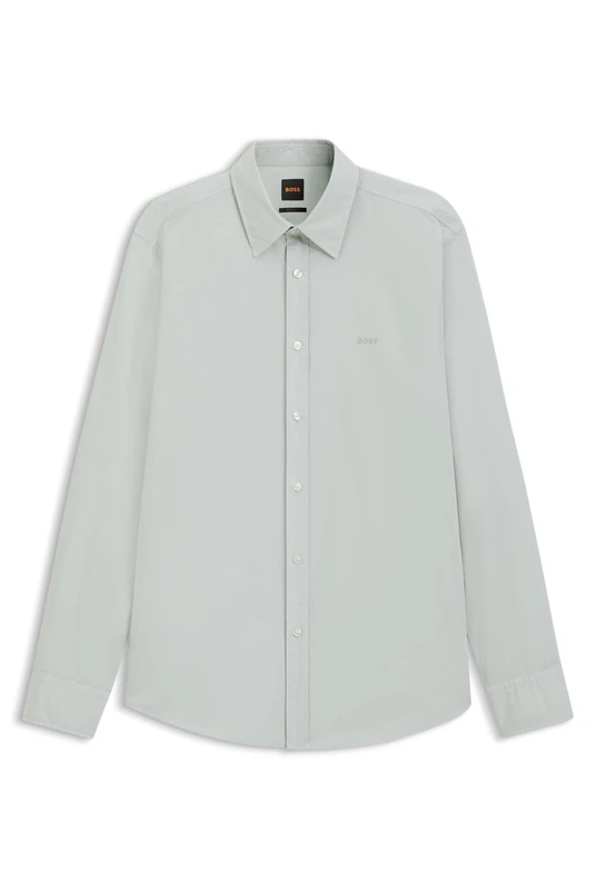 BOSS Men's Relegant_6_m 10260284 01 Shirt, Silver 043, M
