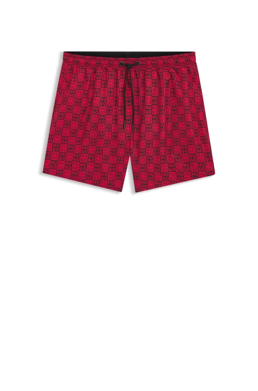 Hugo Men's Swim Shorts, Open Pink 694, XXL