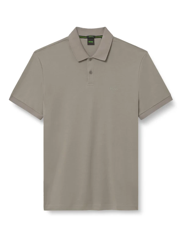 BOSS Men's Polo Shirt, Open Grey 063, XL