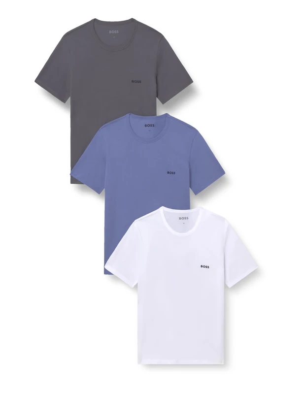 BOSS Men's T-Shirt Rn 3P Co T-Shirt, XS