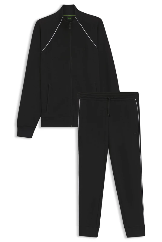 BOSS Men's Sw_Tracksuit Set 10276629 01 Sweatshirt, Black 001, M