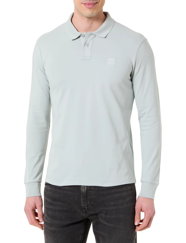 BOSS Men's Polo Shirt, Silver 043, 3XL