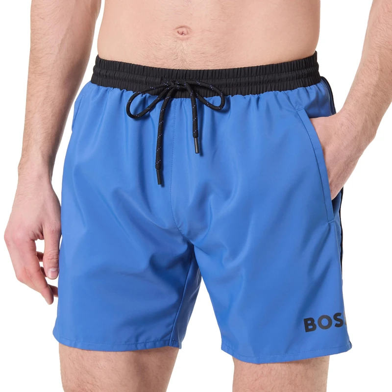 BOSS Men's Starfish 10259586 01 Swim Shorts, Bright Blue 436, S