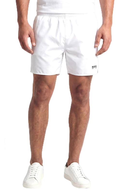 BOSS Men's Swim Shorts, Natural 105, XL