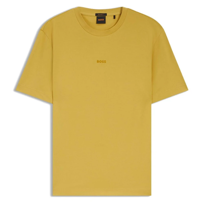 BOSS Men's T-Shirt, Medium Yellow 721, XS