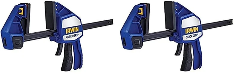 Irwin Quick-Grip Heavy Duty One-Handed Bar Clamp/Spreader, 12" / 300mm, 10505943 (Pack of 2)