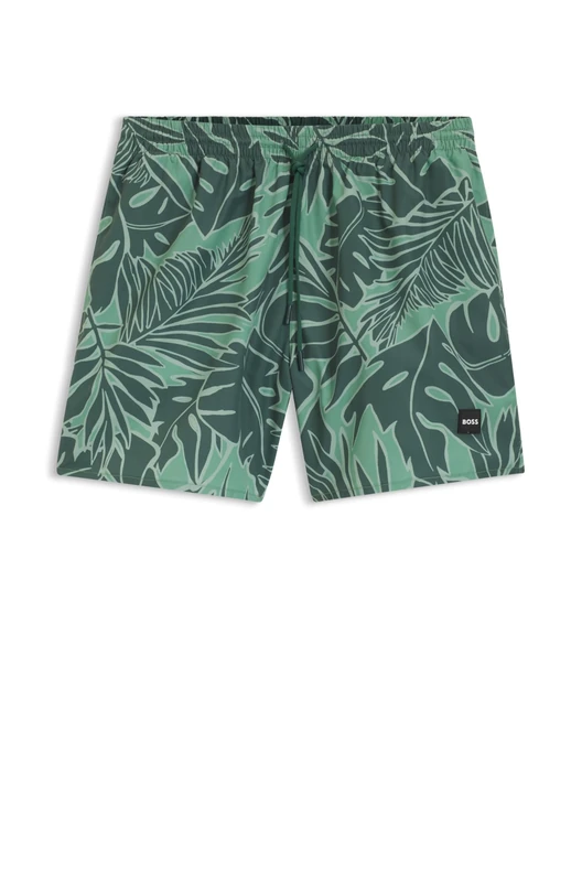 BOSS Men's Piranha 10257165 01 Swim_Short, Open Green 350, 5XL