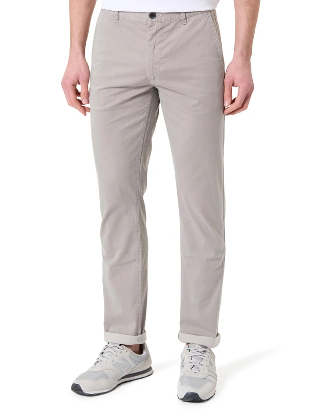 BOSS Men's Chino_Slim 10270652 02 Trousers_Flat, Open Grey 070, 34W x 32L