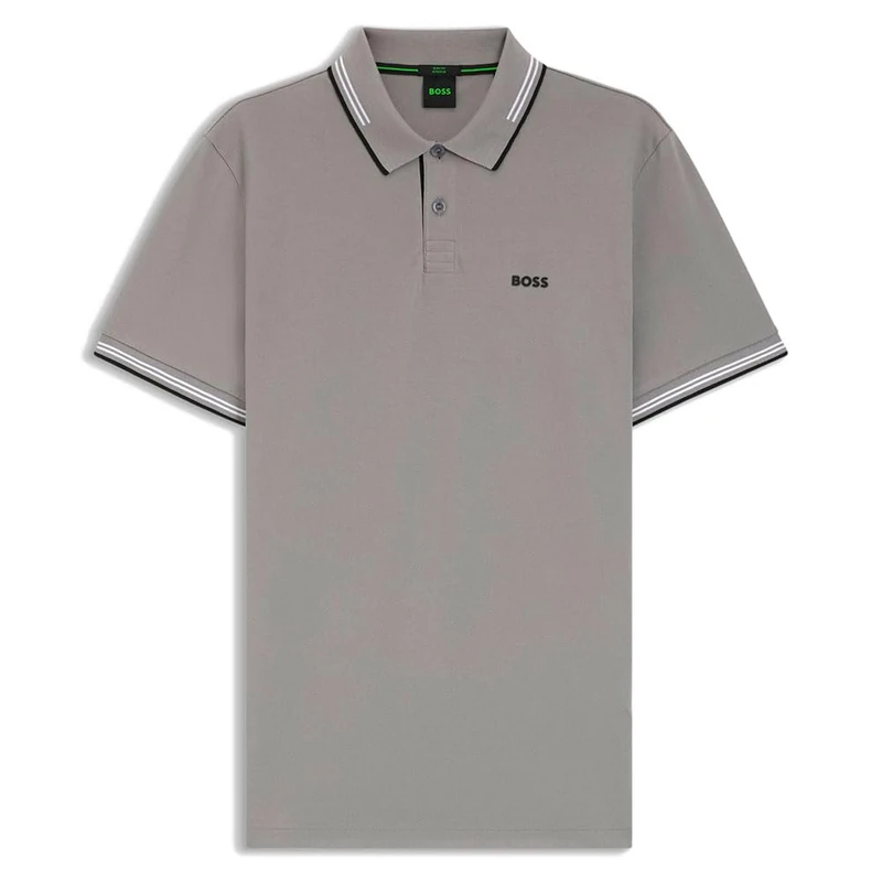 BOSS Men's Polo Shirt, Open Grey 063, XL