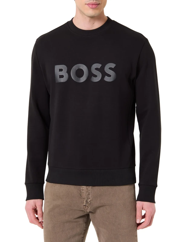 BOSS Men's Sweatshirt, Black 001, XS