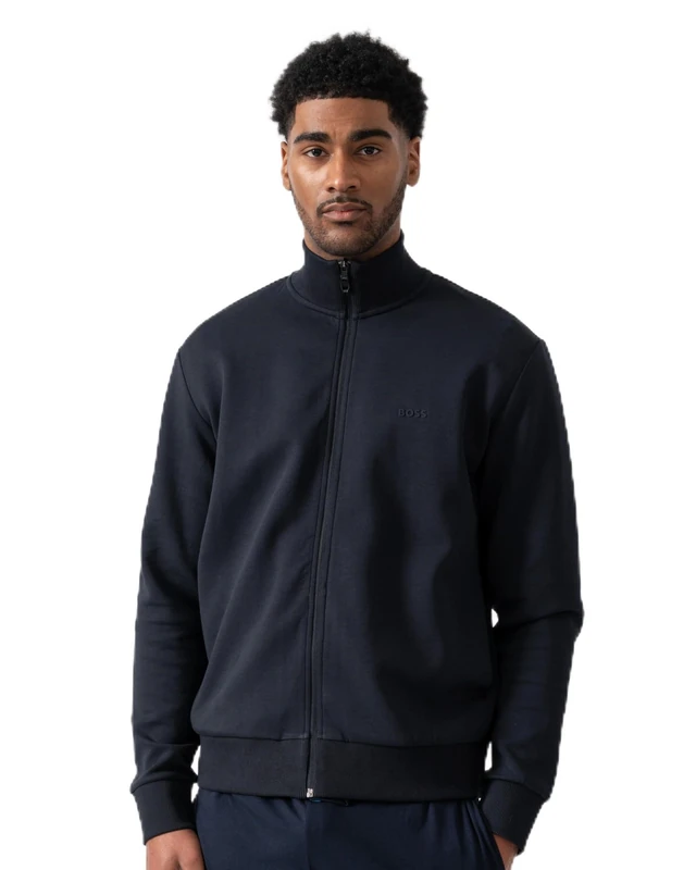 BOSS Men's Sweatshirt, Dark Blue 402, XXL