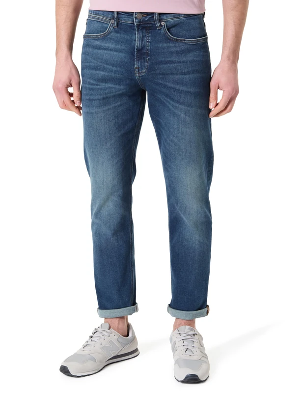 BOSS Men's Jeans Trousers, Navy 415, 33W x 30L