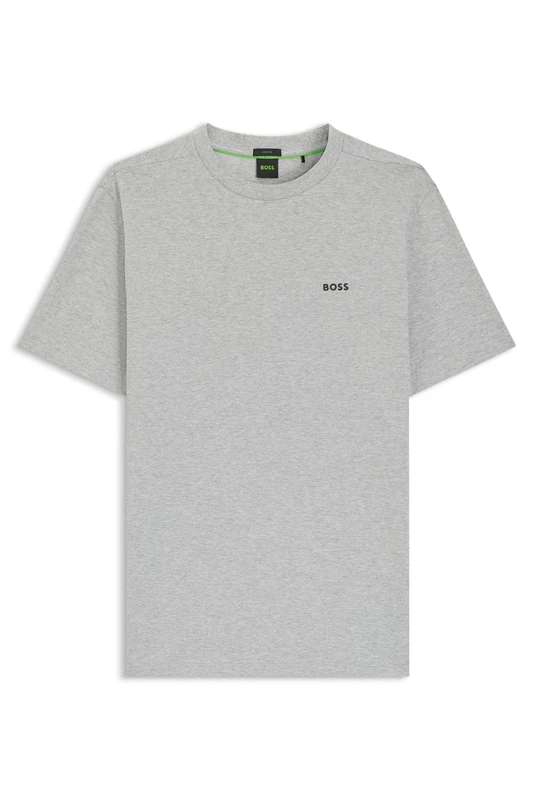 BOSS Men's T-Shirt, Silver 043, S