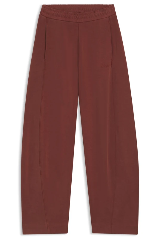 BOSS Women's Jersey Trousers, Open Purple 540, XL