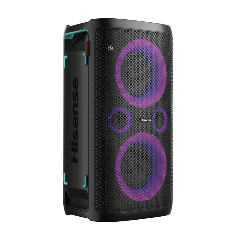 Hisense PARTY STORM, 300W Max Audio Power,15 Hrs long playtime,Karaoke Mode,Lighting effects, Wireless charge the phone, IPX4 Waterproof, Bluetooth 5.0 - Image 1