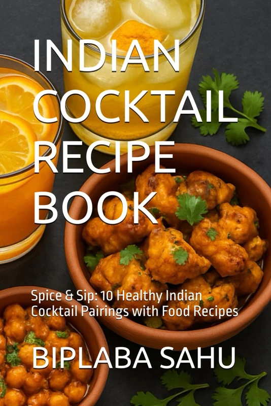 INDIAN COCKTAIL RECIPE BOOK: Spice & Sip: 10 Healthy Indian Cocktail Pairings with Food Recipes