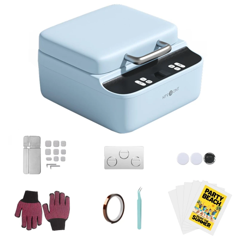 HTVRONT H17 Phone Cases Heat Press - Automatic Vacuum Heat Press Machine for Phone Cases- Sublimation Press for Custom Phone Case, Badges, Coasters, Includes Film & Fixture (Compatible with iPhone)
