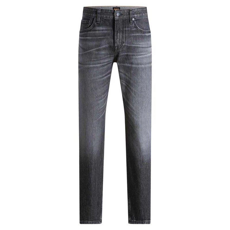 BOSS Men's Jeans Trousers, Charcoal 012, 33 W/32 L