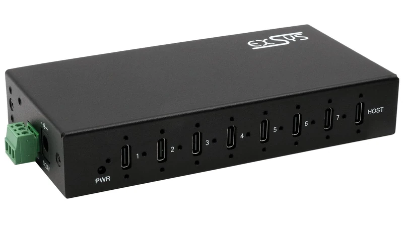 EX-12277HMS 7-Port USB 3.2 Gen 2 Metal HUB, with 7 C Connectors