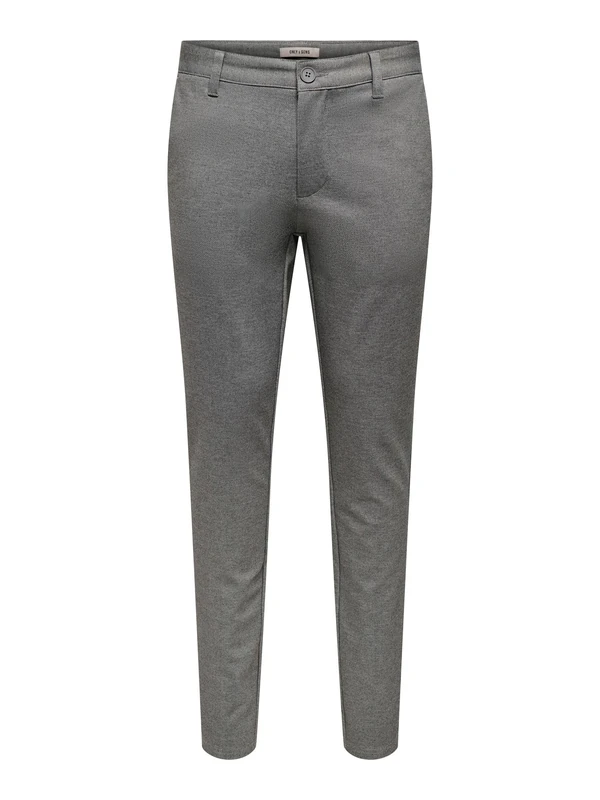 ONLY & SONS Onsmark Slim Ditsy 020934 Pant Noos, Silver Lining, 28 W/32 L - Image 1