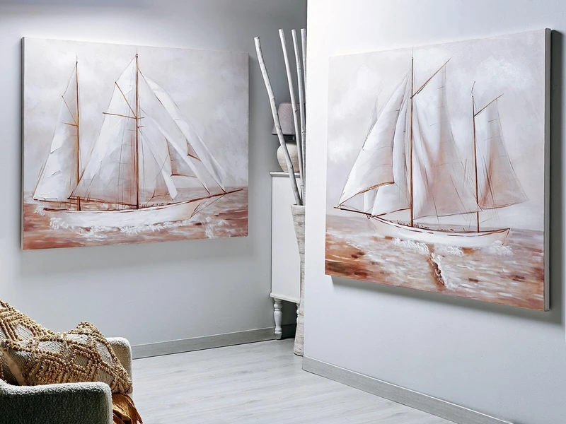 AlexandreHouse OLEO VELEROS 150X120 CMS. S/2 150 x 3.3 x 120 cm