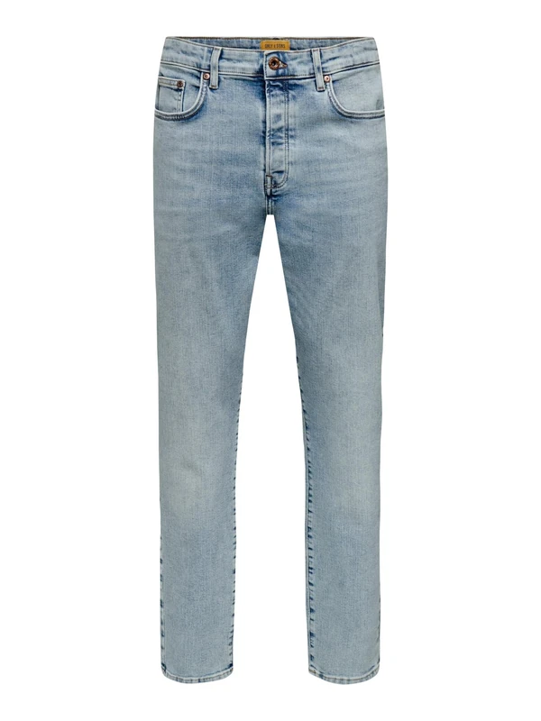 ONLY & SONS Onsyoke Tapered Lb 6594 Cro DNM Noos, Light Blue (Light Blue Denim), 36 W/32 L
