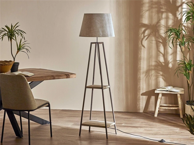 AlexandreHouse LAMPARA Pie Archie P/Beige 160CMS. 45dx160 cms - Image 1
