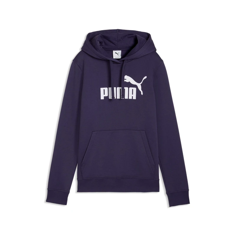 PUMA ESS No. 1 Logo Hoodie FL (s) Deep Plum - Image 1
