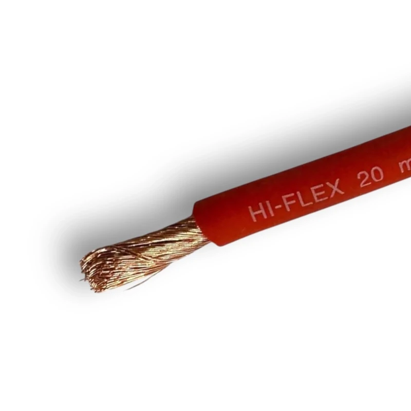 Red & Black Battery/Starter/Welding Flexible PVC Cable Wire 110/170/345 Amp 16mm 25mm 35mm by MKGT® (20mm² Red, 100 Meters)