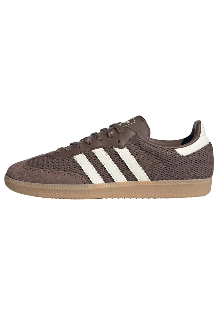 adidas Originals Men's Samba OG Shoes, Earth Strata/Wonder White/Magic Beige, 6